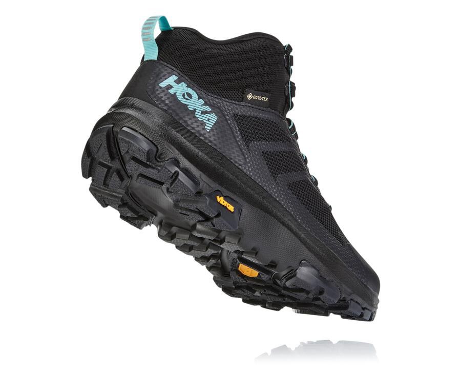 Sapatilhas Hoka One One Feminino Pretas - Toa Gore-Tex - 719-SCYIFK